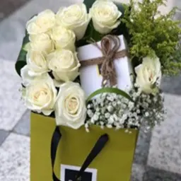 تنسيق ربع كيلو شوكولاتة باتشي كيس مربع